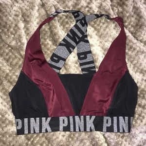 VS PINK Maroon sports bra